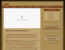 Tablet Screenshot of oceanspringsstation.com